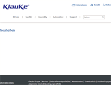 Tablet Screenshot of katalog.klauke.com