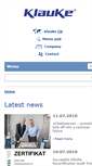 Mobile Screenshot of klauke.com